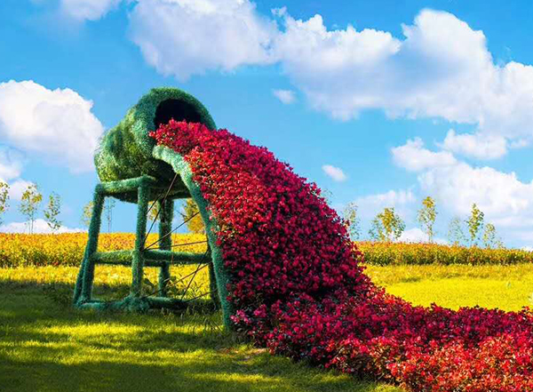 滁州大型绿雕设计