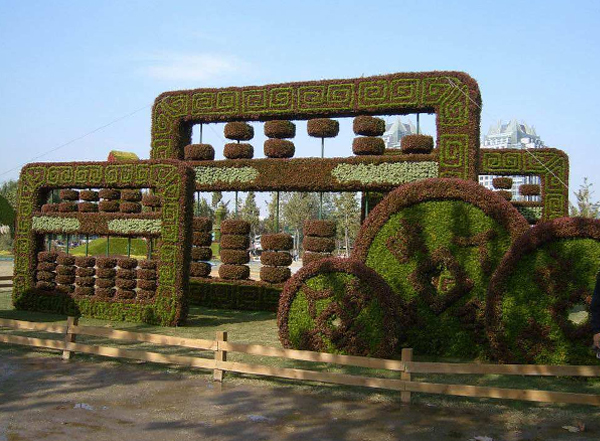 秦皇岛专业园林景观绿雕施工