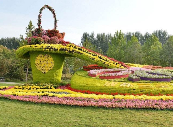北京立体花坛造型